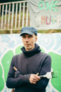 Dove Street artist Mike Stuart