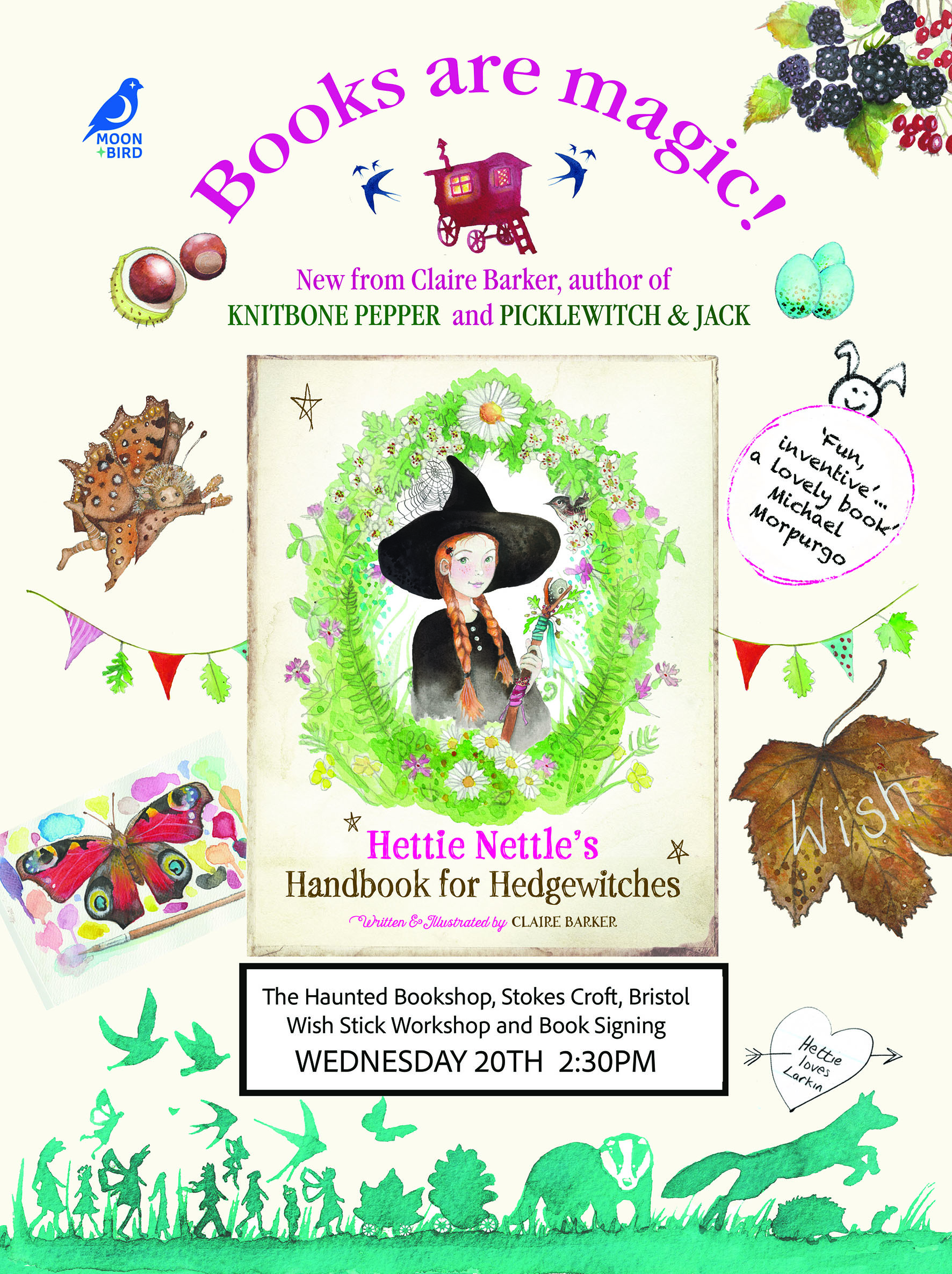 Hettie Nettle Book Signing and Workshop for little hedgewitches!